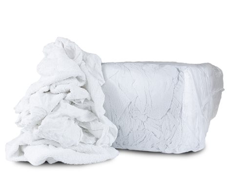 Hvide klude af Frottehåndklæder (10 kg., pris per kg)