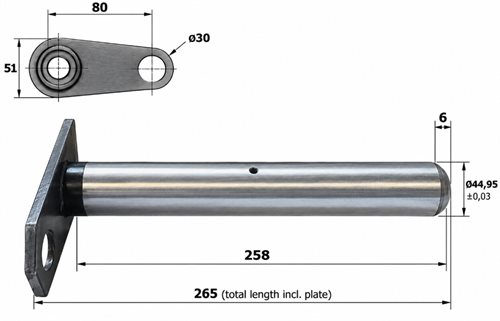 Bult 45x258 mm.