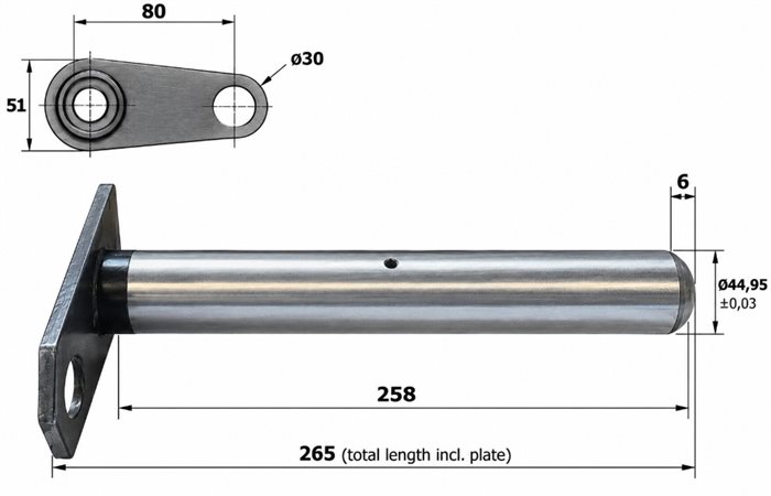 Bult 45x258 mm.