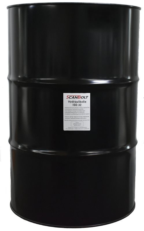 Hydraulolje ISO32 - 200 liter fat