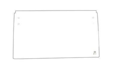 Nedre Framruta till Grävmaskin 