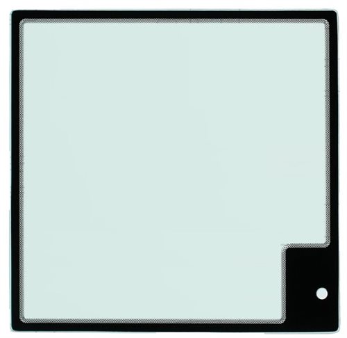 Övre dörruta till grävmaskin