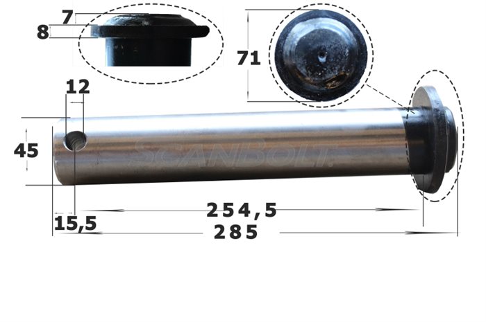 Bolt 45X285