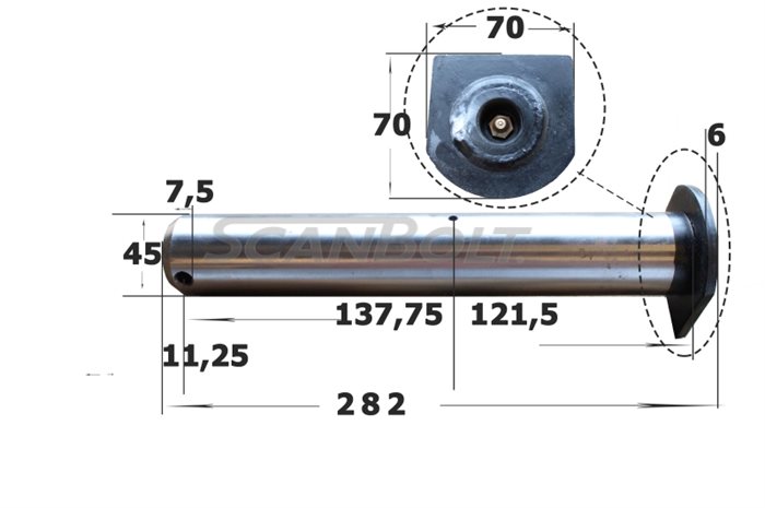 Bolt 45x282