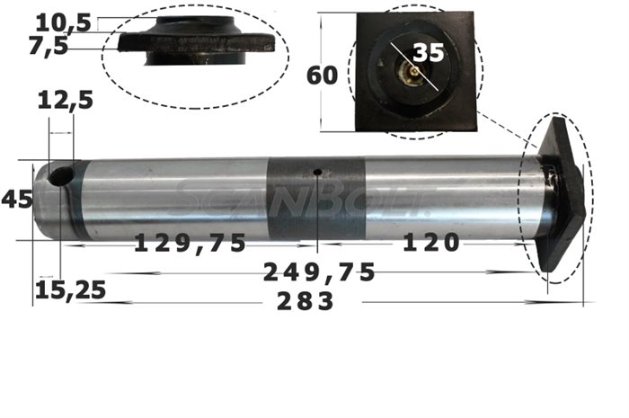 Bolt 45x283