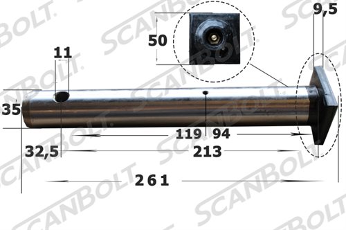 Bolt 35x261