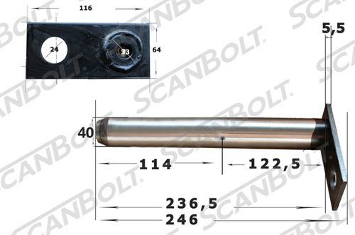 Bolt 40x246