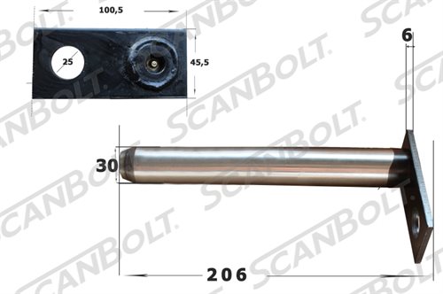 Bolt 30x206